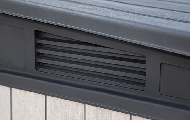 Elite-Store Opbergbox - 141x82x123.5cm - Zwart